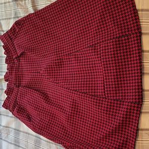 Nobo redeaux skirt from pants Jr's xxxl blk/red paperbag  waist belt loops